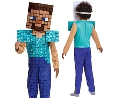 Minecraft Steve Plus kostiumas 7-8 metai