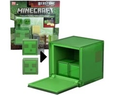 Mattel „Minecraft“ lipnių stūmoklių gaudyklių figūrėlių rinkinys „Redstone Charged Series“