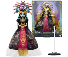 Mattel MONSTER HIGH SKULLECTOR kolekcinė lėlė – Dia De Muertos Skelita