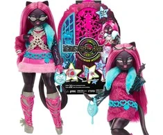 Mattel Lėlė Monster High Skulltimate Secrets Catty Noir JBG82