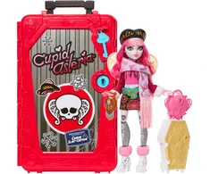 Monster High Rinkinys Lėlė Cupid Asteria Upiorystyczne ferie 28 cm + priedai niespodzianki Straszyceum