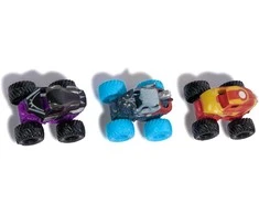 „Monster Jam“ žaislai 3 dalių rinkinys „Mini Jam“ Marvel Thor Juodoji pantera Geležinė Man