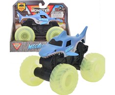 Monster Jam Transporto priemonė su apšviestais ratais 1:43 Megalodon