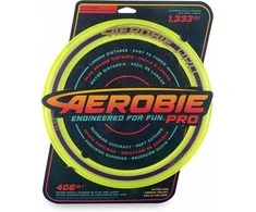 Aerobie Pro frisbio metimo lankas geltonas 33 cm Spin Master