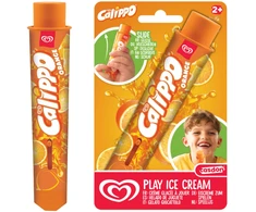 CALIPPO Oranžinis ICE LOCAL VANDENS ŽAISLAS LEDAS ALGIDA CASDON