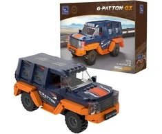 Almarina Pantasy statybiniai blokai Transporto priemonė G-Patton GX 1:24 automobilis 21 cm 422 vnt.