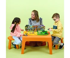 Piasek kinetyczny Plac Budowy Kinetic Sand 793g + priedai