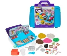 Spin Master Kinetic Sand Rinkinys Lagaminas Grilis N'Scoop Diner