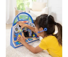 Jet Pilot interaktyvus prietaisų skydelis medinis instrumentų skydelis Melissa &amp; Doug