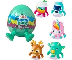 Almarina RAINBOW „SmashLings Pinata“ dvi atsitiktinės „Smashlings“ figūrėlės vaivorykštės formos kiaušinyje