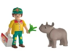 Konstruktorius Playmobil Ranger with Rhino 72025