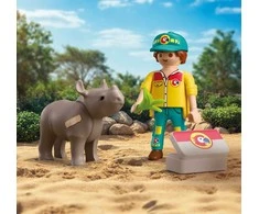 Konstruktorius Playmobil Ranger with Rhino 72025