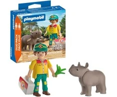 Konstruktorius Playmobil Ranger with Rhino 72025