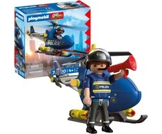 Konstruktorius Playmobil Police Helicopter (72080)