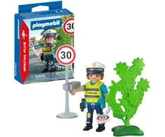 Konstruktorius Playmobil Policijos pareigūnas su greičio matuokliu 72029