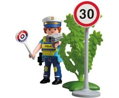 Konstruktorius Playmobil Policijos pareigūnas su greičio matuokliu 72029