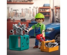 Playmobil Special Plus mechaniko figūrėlės ir priedų rinkinys, 14 dalių