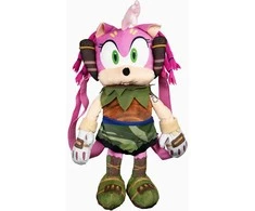 Pliušinė talismano kuprinė Sonic Prime Amy
