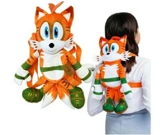 Pliušinė talismano kuprinė Sonic Prime Tails