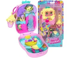 Polly Pocket Rinkinys Compact Pineapple Monkey figūrėlės + priedai