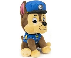 Paw Patrol Chase mielas talismanas šuo minkštas pliušinis žaislas 15 cm Gund Spin Master
