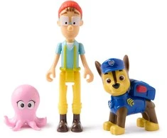 Paw Patrol 3 figūrėlių rinkinys Kapitono Turboto aštuonkojo nuotykių įlankoje