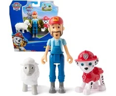 Paw Patrol 3 figūrėlės Ūkininkas Al ir avys Marshall Nuotykių įlankos rinkinys