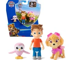 Paw Patrol 3 figūrėlės Skye Alex Porter ir Owl Adventure Bay