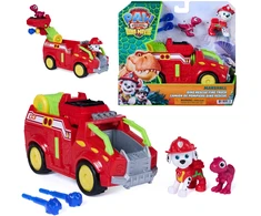 Spin Master Psi Patrol Film Dino Marshall Važiuoklė Wóz Strażacki 20 Cm + Figurki I Pociski