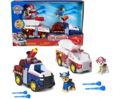 Spin Master „Paw Patrol“: ugniagesių gelbėtojų 2 teminių transporto priemonių rinkinys