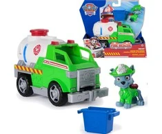 Psi Patrol Fire Rescue Rocky Važiuoklė Ratunkowy Cysterna + Figūrėlė