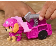 Spin Master Paw Patrulis ir dinozaurai Figūrėlė Skye su gelbėjimo priekaba ir priedai