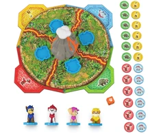 Sm Games Puzzles Psi Patrol i Dinozaury Gra planszowa Dino Movie Wulkan