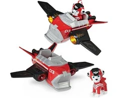 Spin Master Paw Patrol Marshall Rescue Rescue Set Reaktyvinis lėktuvas + Figūros šviesos garsas