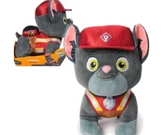 Rubble &amp; Crew Paw Patrol Mascot Charger Plush Rubble ir jo ekipažas 30 cm