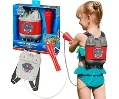 „Paw Patrol“ vandens pistoletas su kuprine, vandens pompa, reguliuojamas, 1 litras