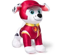Paw Patrol gelbėjimo ratukų talismanas Marshall pliušinis minkštas žaislas šuo 21 cm