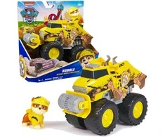 Paw Patrol griuvėsių gelbėjimo ratai visureigio statybinė transporto priemonė su 6 cm figūra Monster sunkvežimio buldozeris
