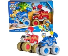 Paw Patrol Marshall I Chase visureigių gelbėjimo ratukų rinkinys + figūrėlės