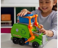 Psi Patrol Rocky Važiuoklė Śmieciarka Recyklingowa + Figūrėlė