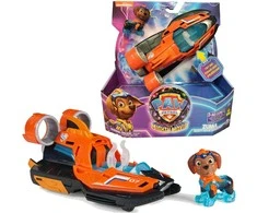Rinkinys PAW Patrol: The Mighty Movie (antvandeninis laivas ir šuniukas Zuma), su šviesomis ir garsais
