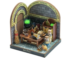 Puremind Harry Potter Sulankstomas medinis modelis scena Lekcje Eliksirów 3D DIY dėlionė