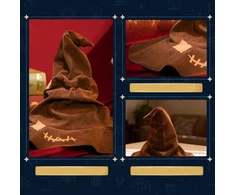 Puremind Harry Potter Sulankstomas medinis Skirstymo kepurės modelis su garsu 3D dėlionė DIY