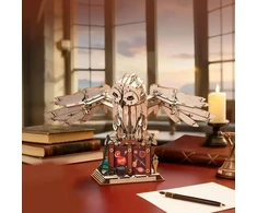 Puremind Harry Potter Sulankstomas medinis Hedvigos modelis su judančiais sparnais 3D dėlionė DIY