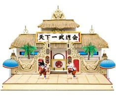 Dėlionė „Puremind“ sulankstomas medinis modelis „Dragon“ kamuoliukas „Tenkaichi Budokai“ 3D galvosūkis „pasidaryk pats“