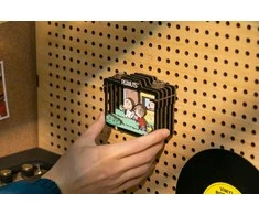 „Puremind“ sulankstomas medinis „Snoopy Peanuts“ vasaros momentinės scenos 3D „pasidaryk pats“ dėlionė