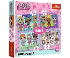Trefl dėlionė 207 vnt. - LOL Surprise lėlės