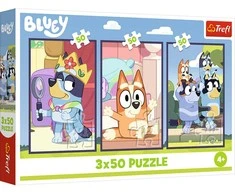 Trefl Dėlionė 3x50 vnt. - Bluey