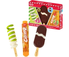Rinkinys 3 zabawkowe lody Twister Magnum Calippo Algida Casdon