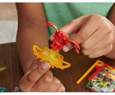 Rinkinys Bakugan Training Set + Figūrėlė Titanium Trox Dino Clan žalia Gra strategiczna